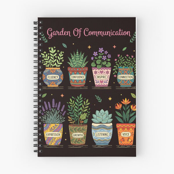 Item preview, Garden Of Communication Plant Floral SLP Speech Therapist  designed and sold by w66aboo.