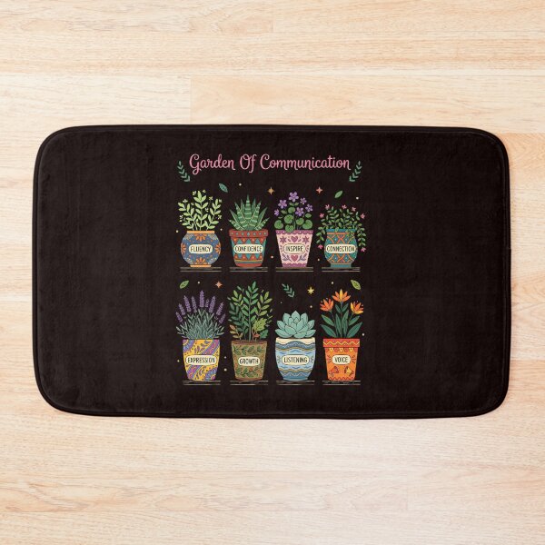 Item preview, Garden Of Communication Plant Floral SLP Speech Therapist  designed and sold by w66aboo.
