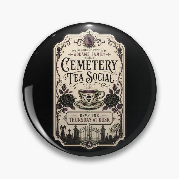 Item preview, Addams Family Cemetery Tea Social Invitation designed and sold by agearb.