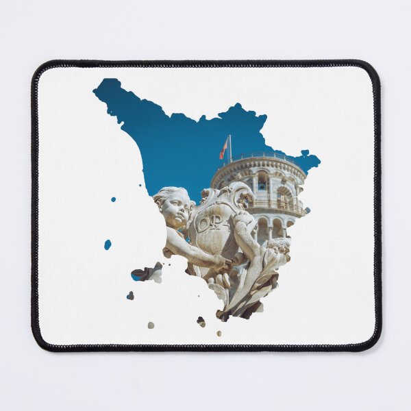Item preview, Tuscany Map Leaning Tower of Pisa Close Up Architecture Silhouette V4 designed and sold by Maroan93.