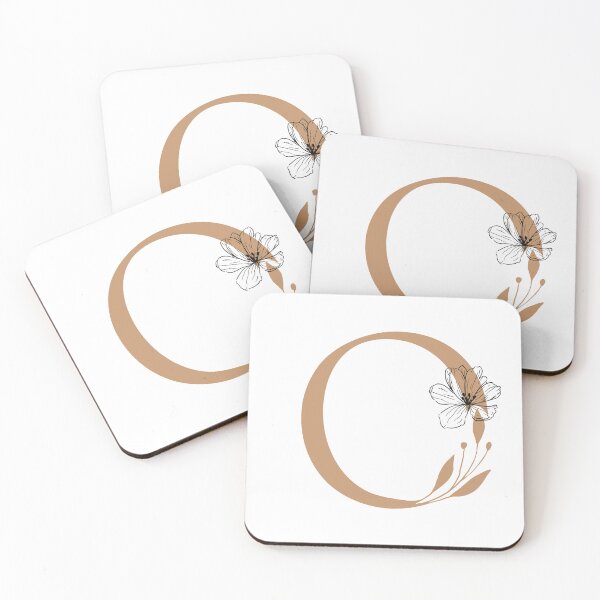 Item preview, Floral Monogram Letter o Sticker | Elegant Botanical Initial o designed and sold by Mia-sanocean.