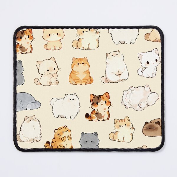 Item preview, Cute Kawaii Cat Pattern Illustration designed and sold by jianina-alondra.