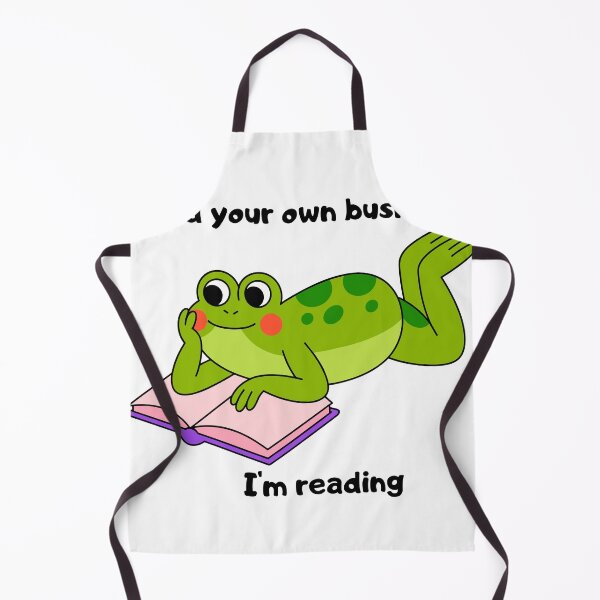 Item preview, Mind Your Own Business Im Reading Frog Variant sau Cute Rosy Cheeks Reading Frog designed and sold by Alexacarmen.