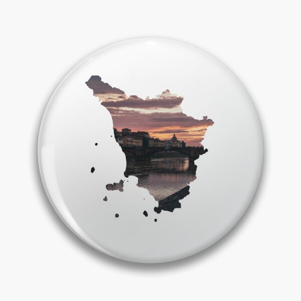 Item preview, Tuscany Map Florence Arno River Sunset Bridge Silhouette designed and sold by Maroan93.