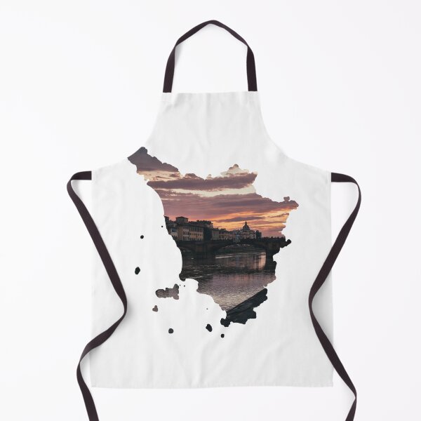 Item preview, Tuscany Map Florence Arno River Sunset Bridge Silhouette designed and sold by Maroan93.
