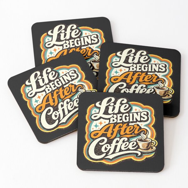 Item preview, Life Begins After Coffee designed and sold by Ahsacom.