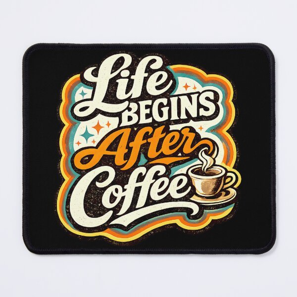 Item preview, Life Begins After Coffee designed and sold by Ahsacom.