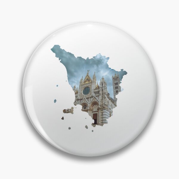 Item preview, Tuscany Map Siena Cathedral Architecture Silhouette designed and sold by Maroan93.