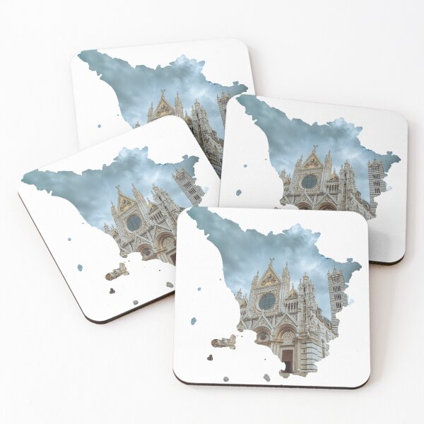 Item preview, Mapa de la Toscana, Catedral de Siena, Silueta arquitectónica designed and sold by Maroan93.