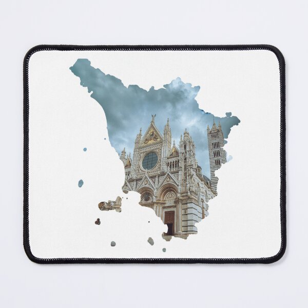 Item preview, Tuscany Map Siena Cathedral Architecture Silhouette designed and sold by Maroan93.