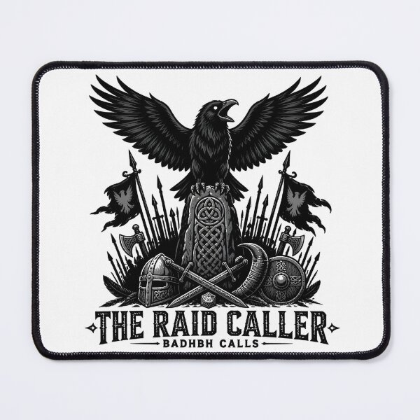 Item preview, The Raid Caller Badhbh Calls D20 Celtic Raven designed and sold by BadhbhLoot.