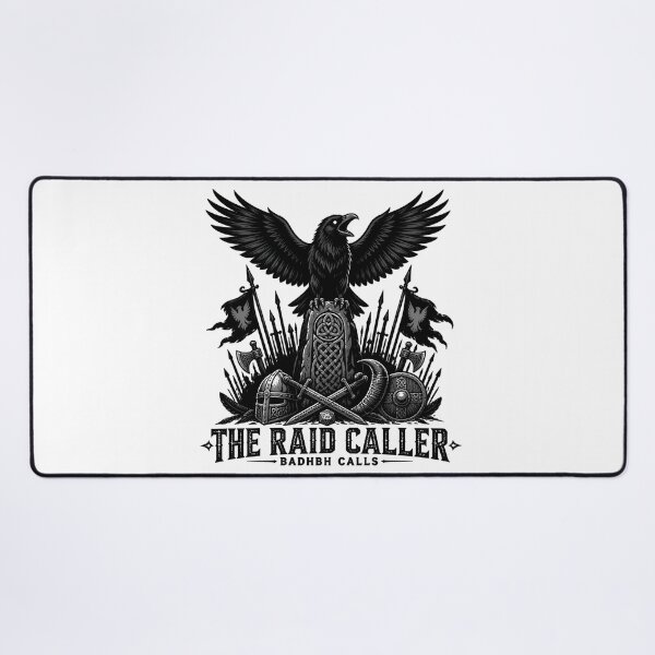 Item preview, The Raid Caller Badhbh Calls D20 Celtic Raven designed and sold by BadhbhLoot.