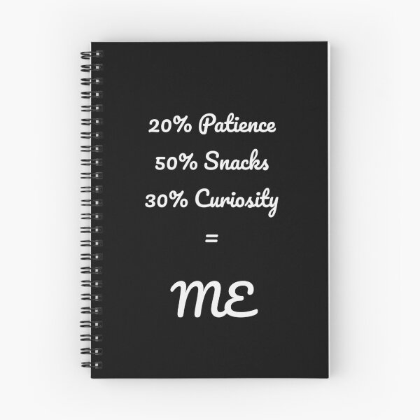 Item preview, 20 Patience 50 Snacks 30 Curiosity Formula Tee designed and sold by low battery meme design.