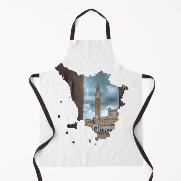 Item preview, Tuscany Map Torre del Mangia Siena Architecture Silhouette designed and sold by Maroan93.