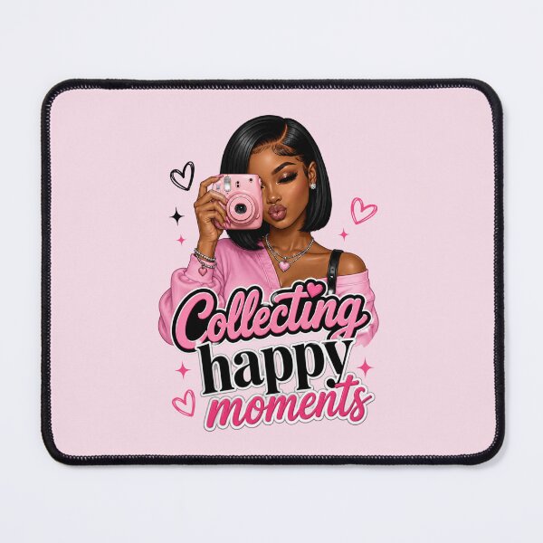 Item preview, Collecting Happy Moments | Black Girl Aesthetic Art designed and sold by ThatGirlToon.