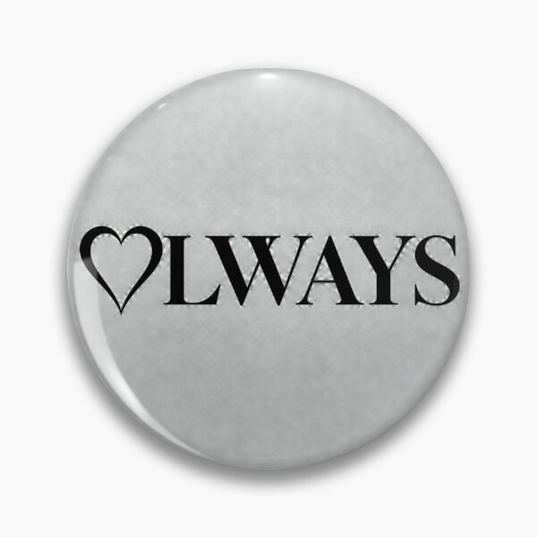 Item preview, Always Minimalist Heart Typography Bold Design designed and sold by Aliplus+.