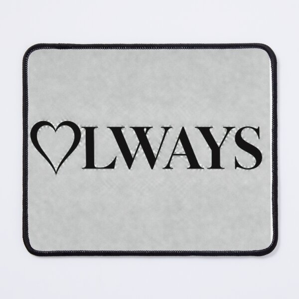 Item preview, Always Minimalist Heart Typography Bold Design designed and sold by Aliplus+.
