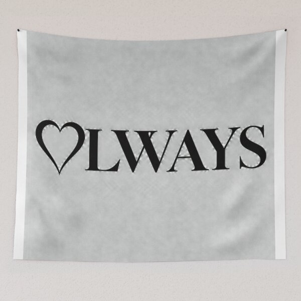 Item preview, Always Minimalist Heart Typography Bold Design designed and sold by Aliplus+.
