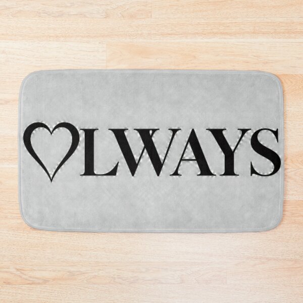 Item preview, Always Minimalist Heart Typography Bold Design designed and sold by Aliplus+.