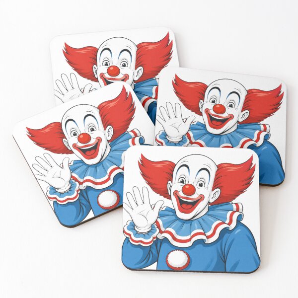 Item preview, Happy Retro Circus Clown Smiling Portrait designed and sold by Magazinegallery.