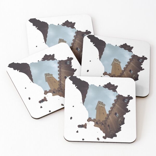 Item preview, Mapa de Toscana Torre del Mangia Siena Arquitectura Silueta V2 designed and sold by Maroan93.