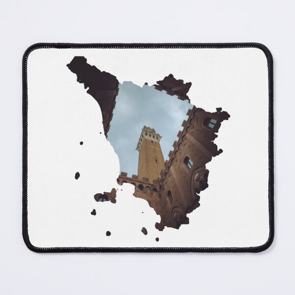 Item preview, Tuscany Map Torre del Mangia Siena Architecture Silhouette V2 designed and sold by Maroan93.