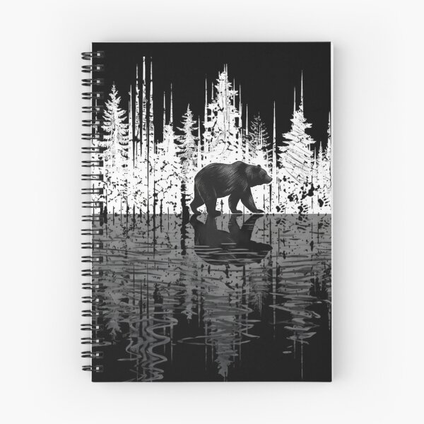 Item preview, Bear Forest Soundwave Wilderness Reflection designed and sold by Shopeon Designs.