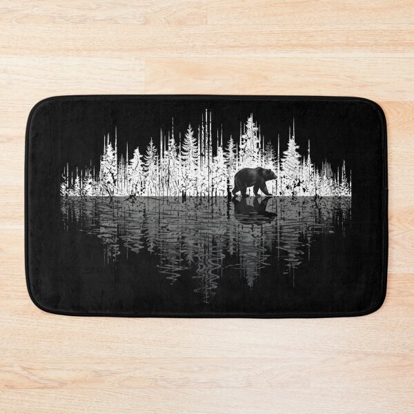 Item preview, Bear Forest Soundwave Wilderness Reflection designed and sold by Shopeon Designs.