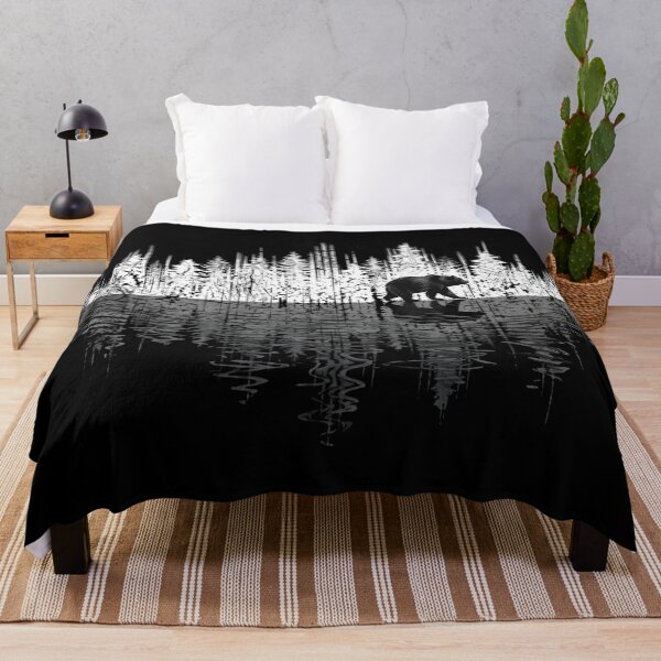 Item preview, Bear Forest Soundwave Wilderness Reflection designed and sold by Shopeon Designs.