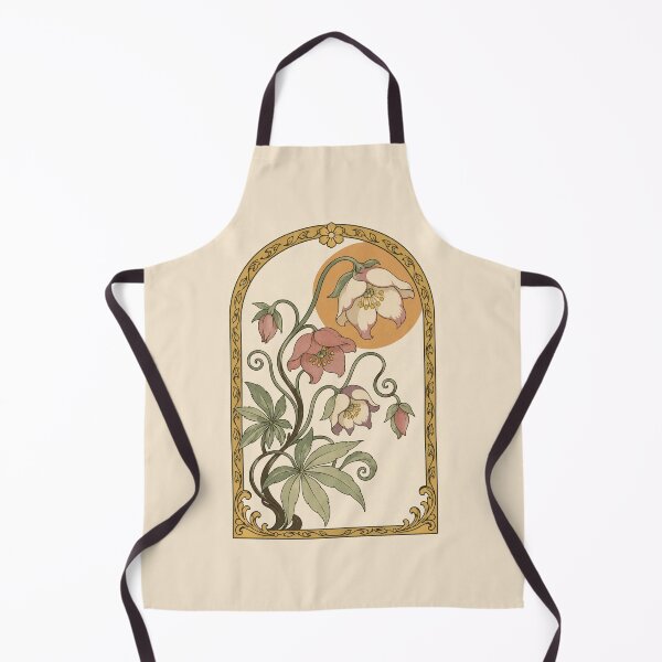 Item preview, Art Nouveau Christmas Rose — Vintage Hellebore Botanical Art designed and sold by Planthem.