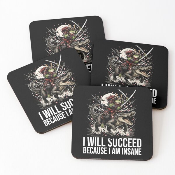 Item preview, I Will Succeed Because I Am Insane Chaotic Frog designed and sold by Redgiant87x.