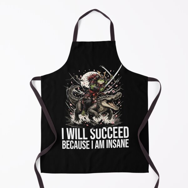 Item preview, I Will Succeed Because I Am Insane Chaotic Frog designed and sold by Redgiant87x.