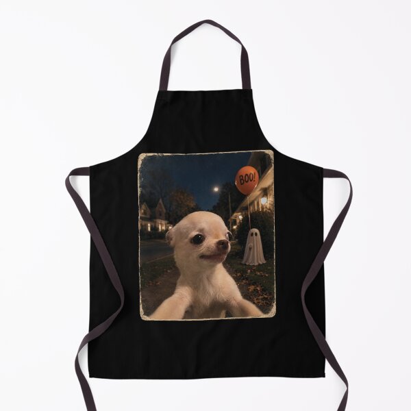 Item preview, Funny Chihuahua Halloween Ghost Selfie Boo Dog Meme Graphic designed and sold by Judestudio.