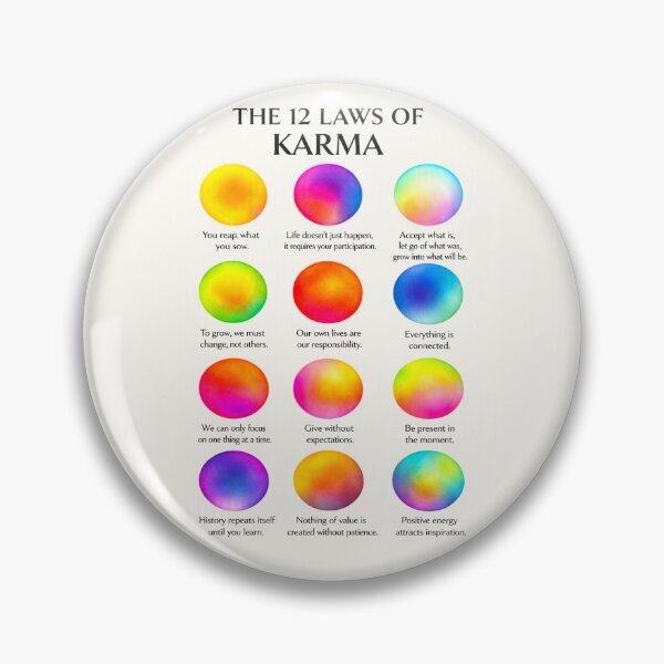 Item preview, 12 laws of Karma designed and sold by ritusdesigns.