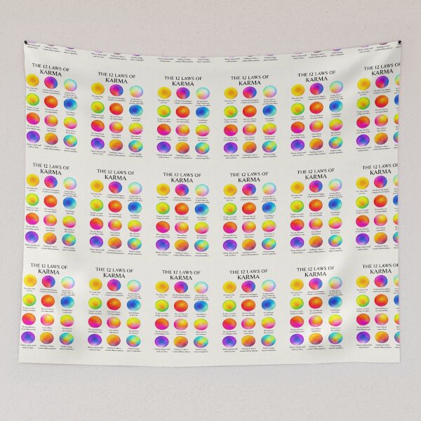Item preview, 12 laws of Karma designed and sold by ritusdesigns.