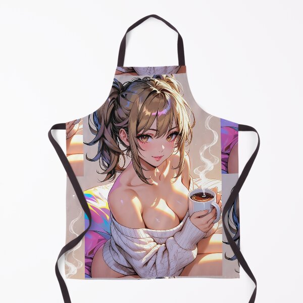 Item preview, Anime Girl Morning Coffee Cozy designed and sold by HappyOops.