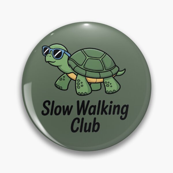 Item preview, Slow Walking Club Turtle T-Shirt | Funny Turtle Lover Tee | Cute Turtle with Sunglasses Graphic Gift designed and sold by ZyxDes.