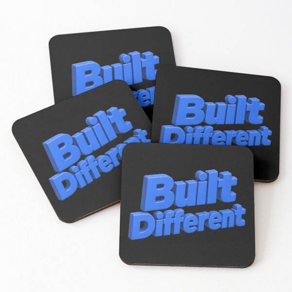 Item preview, Built Different – Bold 3D Typography Streetwear Design designed and sold by ManggaeJM.