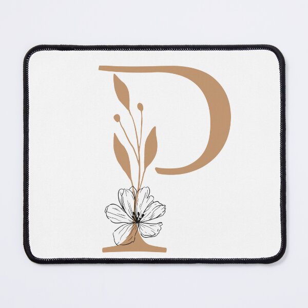 Item preview, Floral Monogram Letter P Sticker | Elegant Botanical Initial P designed and sold by Mia-sanocean.