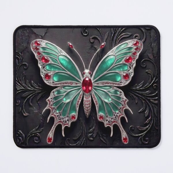 Item preview, Green Red Butterfly Wall Art 3D designed and sold by LuisWorks.