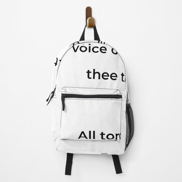 Item preview, “All tongues, the voice of souls, give thee that due,” - print black designed and sold by ariksworld.