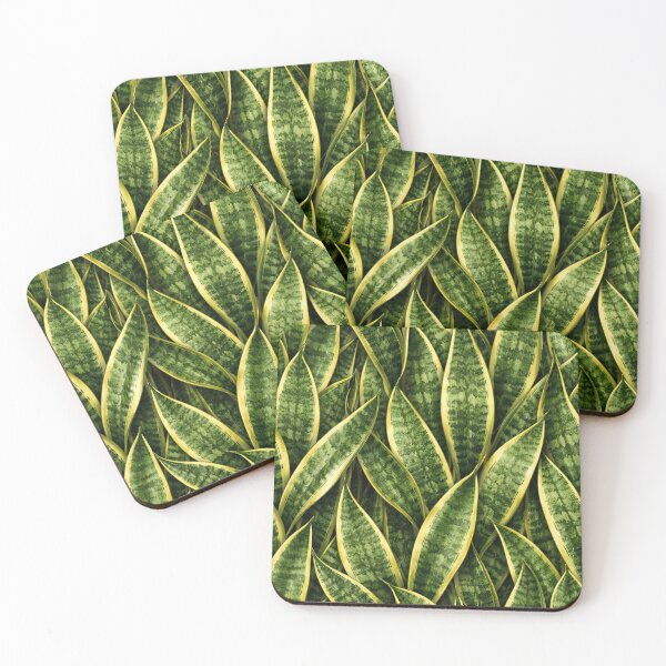 Item preview, Snake Plant Sansevieria Leaf Close-Up Pattern designed and sold by EcologicoolShp.