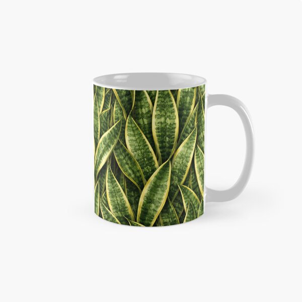 Item preview, Snake Plant Sansevieria Leaf Close-Up Pattern designed and sold by EcologicoolShp.