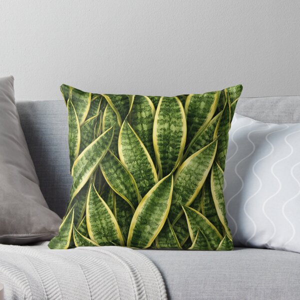 Item preview, Snake Plant Sansevieria Leaf Close-Up Pattern designed and sold by EcologicoolShp.