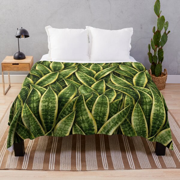 Item preview, Snake Plant Sansevieria Leaf Close-Up Pattern designed and sold by EcologicoolShp.