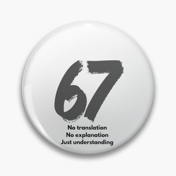 Item preview, 67 Number Typography | Minimalist Grunge Brush Number | Transparent Background designed and sold by NOUURRRR.