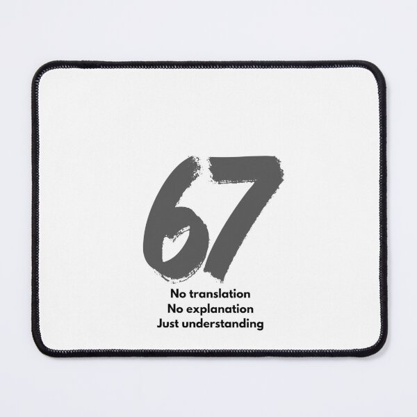 Item preview, 67 Number Typography | Minimalist Grunge Brush Number | Transparent Background designed and sold by NOUURRRR.