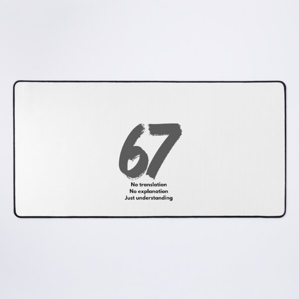 Item preview, 67 Number Typography | Minimalist Grunge Brush Number | Transparent Background designed and sold by NOUURRRR.