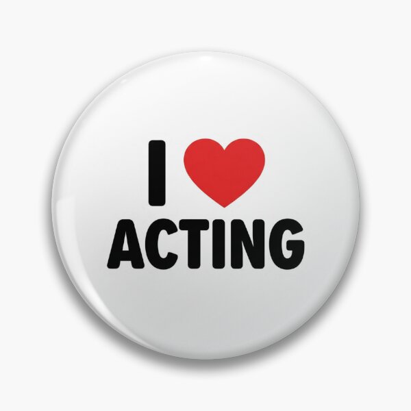 Item preview, I Love Acting Gift Retro Theater Drama Club Art Graphic Funny Actor Present for Performers designed and sold by raedattia.