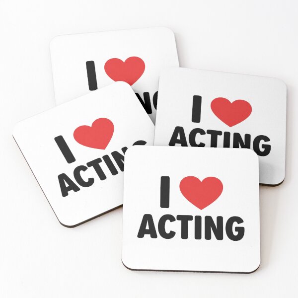 Item preview, I Love Acting Gift Retro Theater Drama Club Art Graphic Funny Actor Present for Performers designed and sold by raedattia.